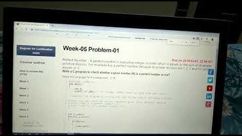Nptel Problem solving through C week 5  program 1,2,3,4,5 Solved.(2018)