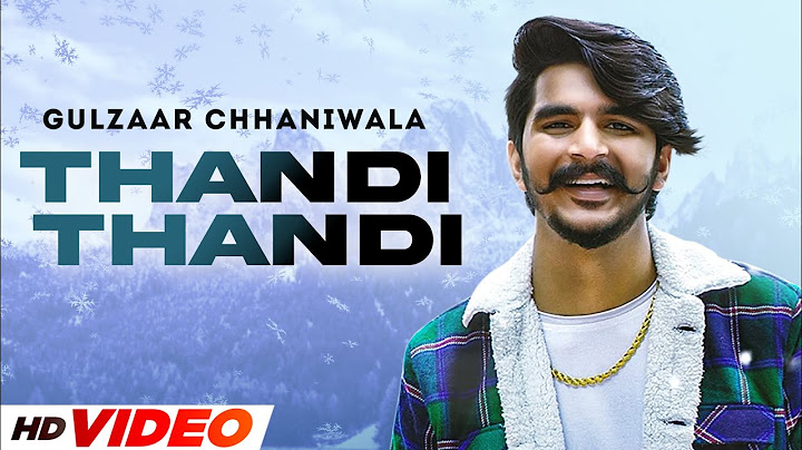 Gulzaar Chhaniwala - Thandi Thandi (HD Video) Haryanvi Song 2022 | @SpeedRecordsHaryanvi