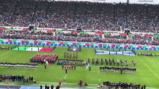 Scottish national anthem six nations 2024 italy vs scotland Flower of scotland - inno scozia