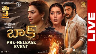 Baak Movie Pre-Release Event LIVE | Sundar.C | Tamannaah | Raashii Khanna | Event By YouWe Media Image