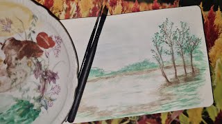 Don't wash your palette - beginners  watercolor tutorial
