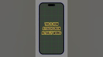 How a touchscreen works explained in 20 seconds. #shorts #tech