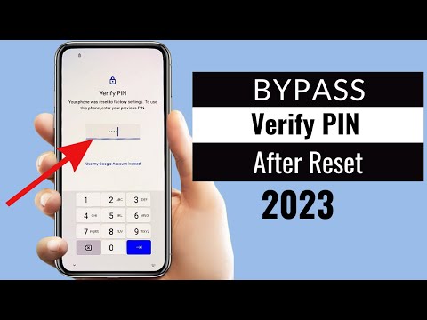 How To Bypass Verify Pin After Factory Reset 2023