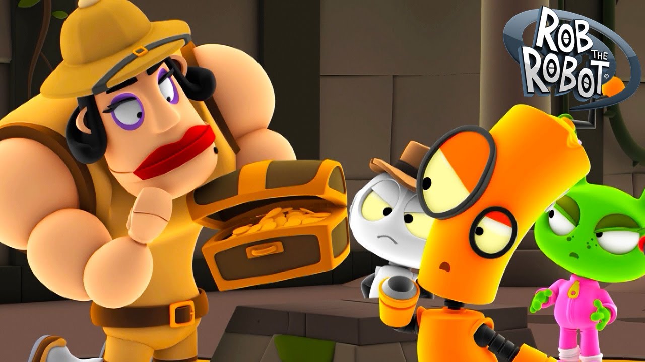 Raiders of the Lost Treasure | Rob the Robot & Friends - Funny