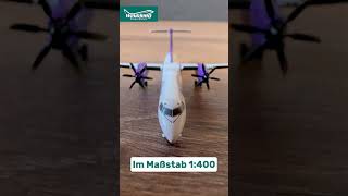 GeminiJets Flybe Bombardier DHC-8-400 G-ECOE - WINGSMO.com #reels #shorts #aviation #scalemodel #fyp