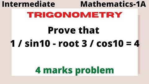 #trigonometry @EAG