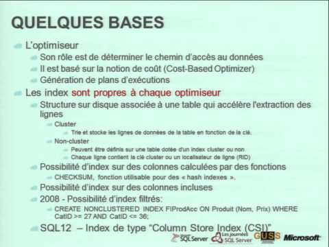 Optimisation et Troubleshooting SQL Server / Journées SQL Server