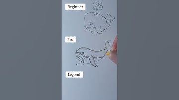 Drawing a whale 🐳