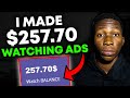 Get paid $4.52 Over & Over For 34 Seconds Of Watching ADS + LIVE PROOF** (Work From Home Jobs)