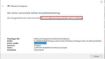 Fix The Troubleshooting Wizard Can’t Continue On Windows PC Laptop
