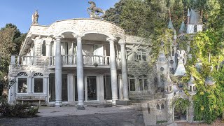MILLIONAIRES ABANDONED MANSION WITH DISNEY CASTLE  INCREDIBLE PLACE