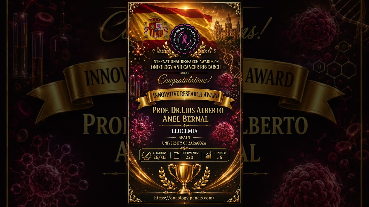 Prof. Dr.Luis Alberto Anel Bernal | Spain #WorldResearchAwards #ResearchAwards