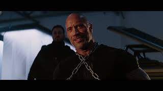 Hobbs and Shaw interrogation scene