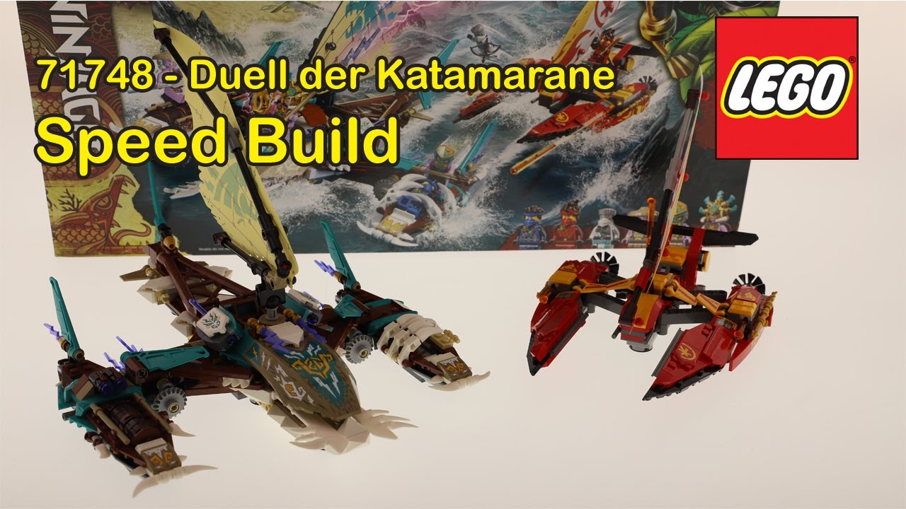 ⛵ LEGO Ninjago Duell der Katamarane | Speed Build | 71748 - YouTube