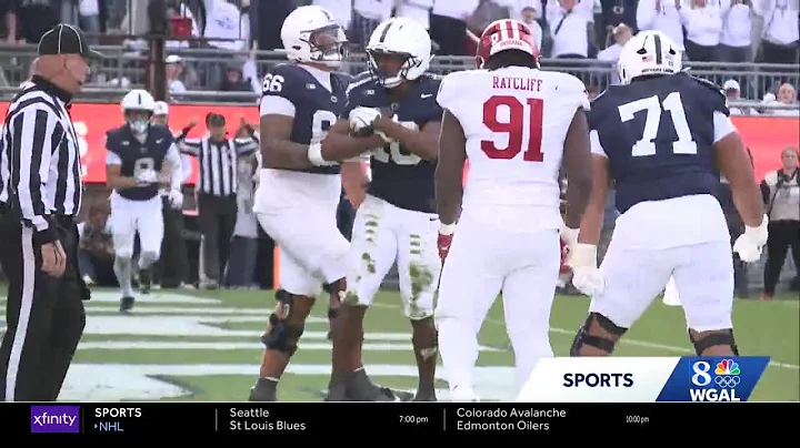 Omar Cooper Jr.'s catch lifts Indiana to first win at Happy Valley