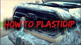 COMPLETE in depth TUTORIAL HOW TO PLASTIDIP Toyota Tacoma