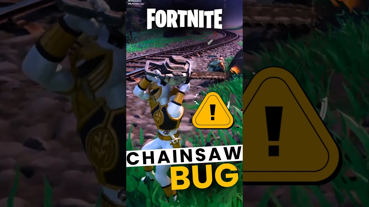 Chainsaw Bug in Fortnite?! No Damage Glitch! 🤯 Dominating in Fortnite Console Gameplay PS5