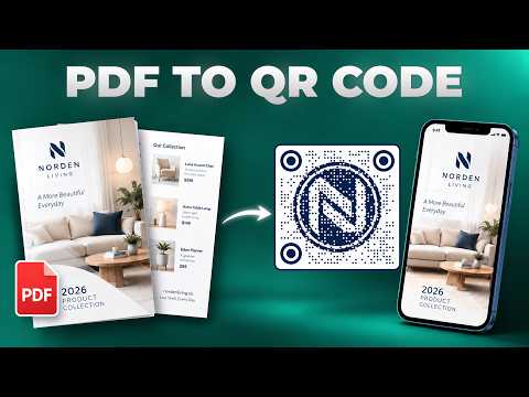 How to Make a QR Code for PDF (QR Code with Logo)