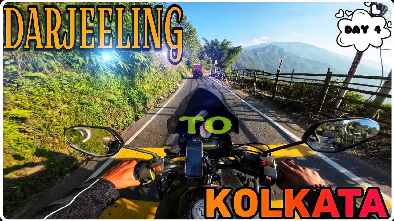 Darjeeling ঘোরা শেষ এবার বাড়ির পথে | Darjeeling to Kolkata ride | Day 4 | Dengerous road 🛣️