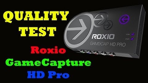 Roxio Game Capture HD Pro Quality Test!!