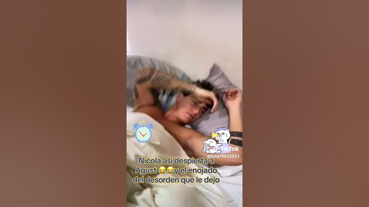 Asi despierta Nicola a Agustín 😬😂😂😂 #nicolaporcella #teaminfierno #nicola