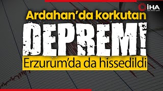 Ardahanda Gölede Korkutan Deprem