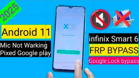 Infinix Smart 6 FRP Bypass Android 11Latest Security 2022 |Infinix X6611B GoogleAccount Remove |
