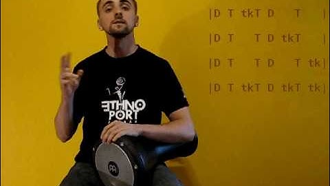 Darbuka Lesson 2 - maqsuum rhythm & variations [B]