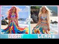 Lisa or Lena 🏄👙🏝️  | Sea travel version 💚💜