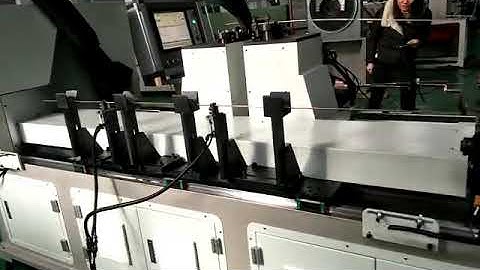 double head CNC wire bending machine working video