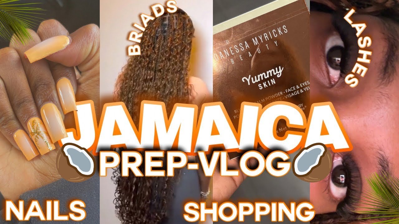 PREP W/ ME FOR JAMAICA! 🇯🇲 🥥 | Shopping, Lashes, Nails, Hair | KennMarie | 