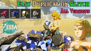 NEW EASIEST and QUICKEST item DUPLICATION glitch in Tears of The Kingdom (All versions) Max 999!