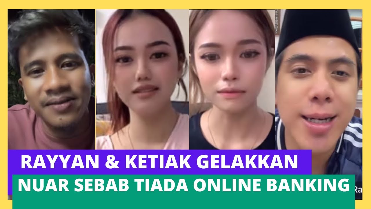[LAWAK] RAYYAN & KETIAK GELAKKAN NUAR NEPAL SEBAB TIADA ONLINE BANKING #lawak #live #funny
