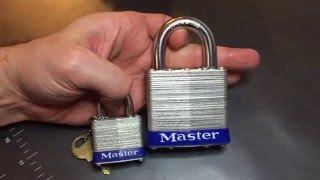 [86] HUGE Master 29 Padlock Picked and Gutted