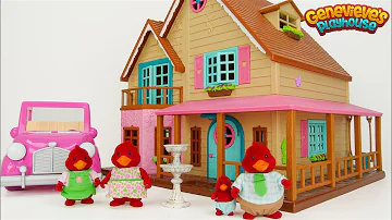 Kids, let's Learn Common Words with Woodzeez Toy Dollhouse!