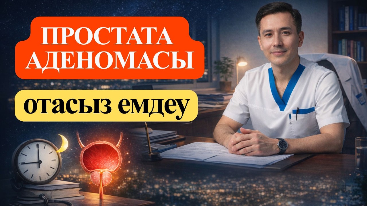 ПРОСТАТА АДЕНОМАСЫ: Отасыз емдеудің 3 ҚҰПИЯ ЖОЛЫ! (Ешкім айтпайтын шындық)