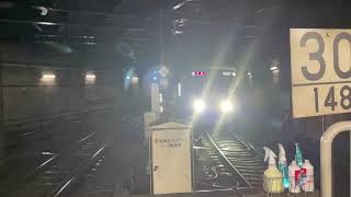 京王8000系10F特急京王八王子行き新宿駅入線