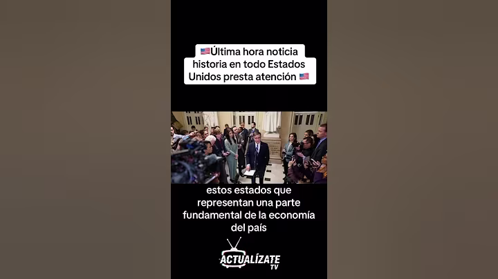 🚨 ÚLTIMA HORA: NOTICIA HISTÓRICA EN ESTADOS UNIDOS