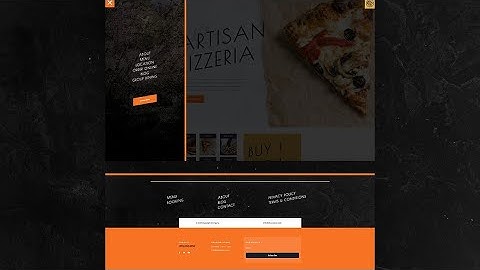 Download a FREE Header and Footer for Divi’s Pizzeria Layout Pack