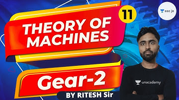 8:00 PM - SSC JE Exam | Theory of Machines  By Ritesh Mishra | Gear-2