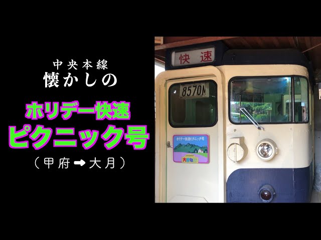 懐かしの「ホリデー快速ピクニック号」を運転する。 - YouTube
