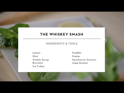 Master Mixologist Dale DeGroff Makes the Ultimate Whiskey Smash