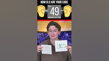 I Tested My Hearing Age, Here’s How 🎶 #shorts