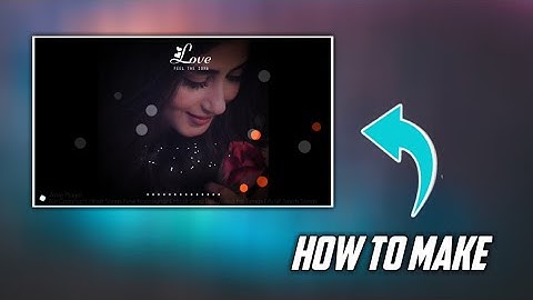 How To Make Audio Spectrum Video Very Easily With Avee Player