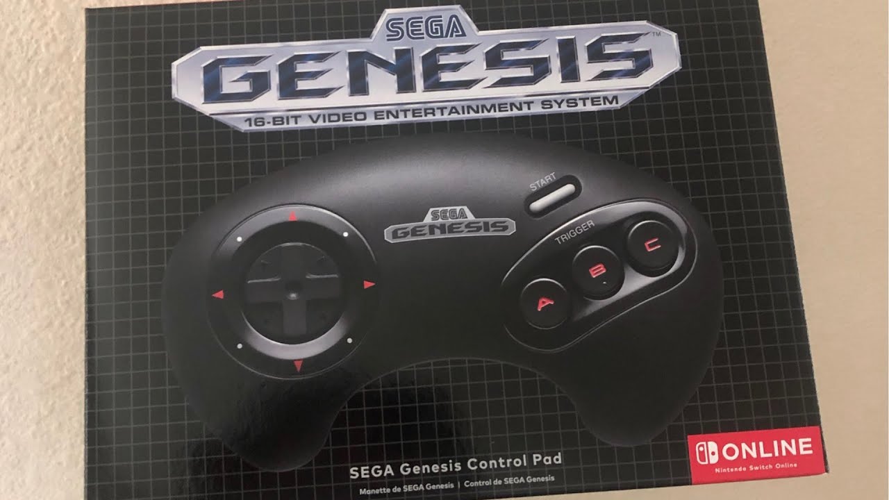 Sega Genesis Switch Online Controller (Unboxing)