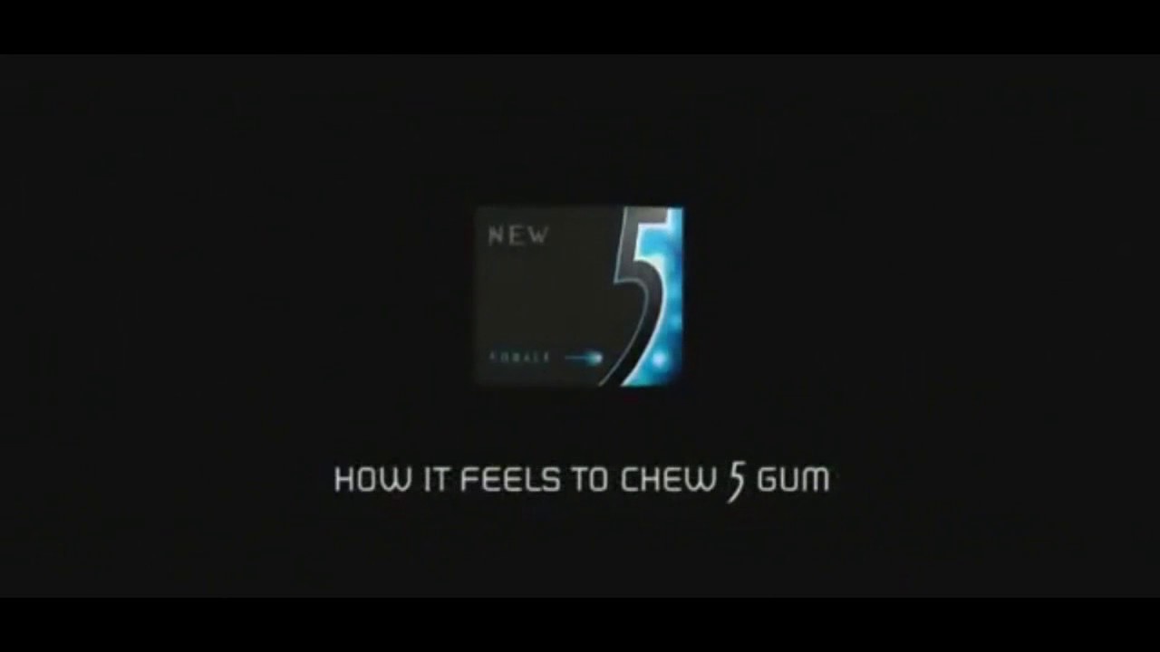 How it Feels to Chew 5 Gum
