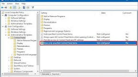 How to block control panel group policy management windows server 2012
