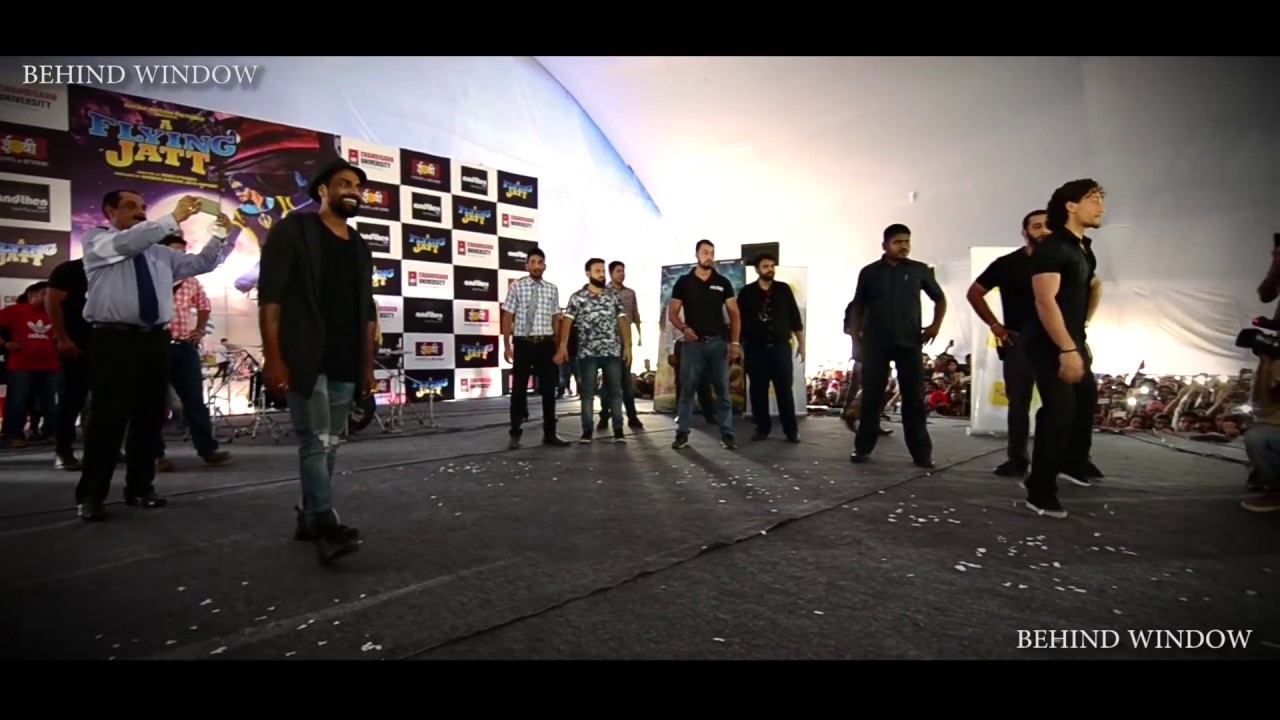 TIGER SHROFF & REMO D'SOUZA | CHANDIGARH UNIVERSITY | THE FLYING JATT |