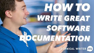 How to Write Software Documentation