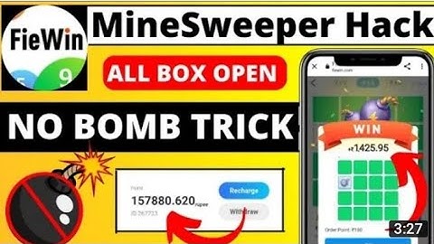 fiewin minesweeper Hack Trick New tricks today winging tricks #fiewin #minesweeper #erning